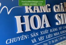 Những tiêu chí đánh giá biển quảng cáo chữ nổi mica chất lượng biển quảng cáo chữ nổi mica